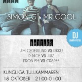 Simon G & Mr Cool live + rapbattles