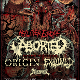 Hell over Europe Tour: Aborted+Exhumed+Origin+Miasmal